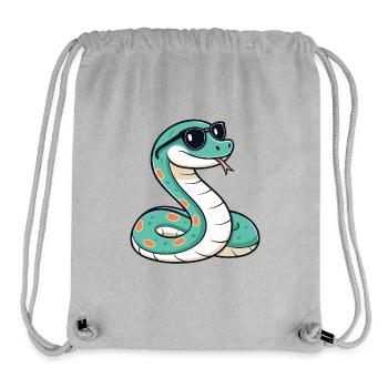 Snake Casual Sonnenbrillen - Stanley/Stella recycelter Gym Bag - Grau meliert - Vorne