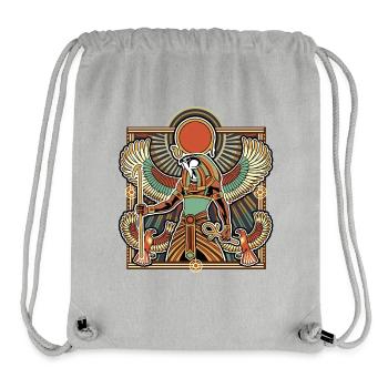 RA Gott der Sonne ÄGYPTEN - Stanley/Stella recycelter Gym Bag - Grau meliert - Vorne