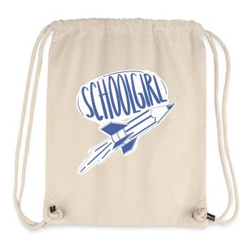 Schoolgirl / first day of school / school beginners - Stanley/Stella Recycled Gym Bag - natural - Front