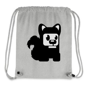 hund fuchs wolf - Stanley/Stella Recycled Gym Bag - heather grey - Front