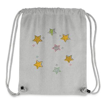 Stars - Stanley/Stella Recycled Gym Bag - heather grey - Front