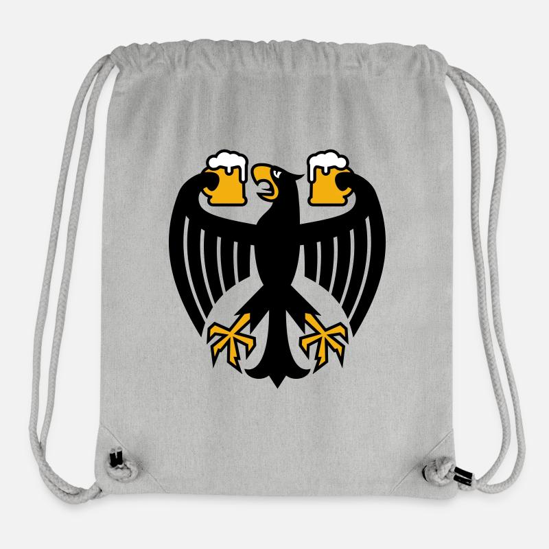 Germany Beer Federal Eagle - Stanley/Stella Recycled Gym Bag - heather grey