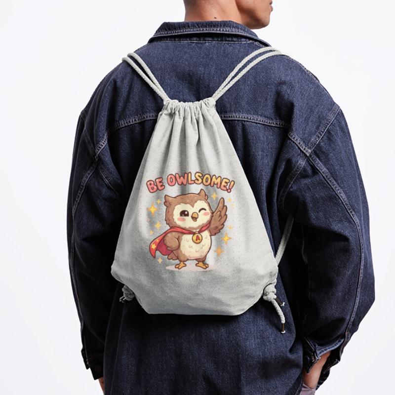 Be Owlsome Superhelden-Eule Stanley/Stella recycelter Gym Bag