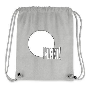 PUNKT! - Stanley/Stella recycelter Gym Bag - Grau meliert - Vorne