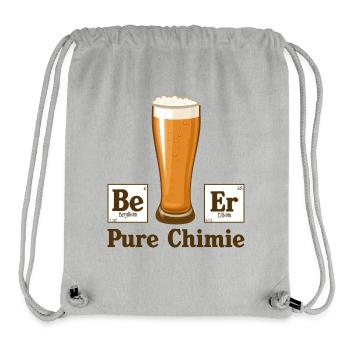 Pure chimie - Sac à cordon recyclé Stanley/Stella - gris chiné - Devant