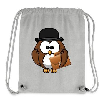 backpack suitcase backpack bag briefcase89 - Stanley/Stella Recycled Gym Bag - heather grey - Front
