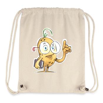 Clever Kartoffel Design - Stanley/Stella recycelter Gym Bag - Naturweiß - Vorne