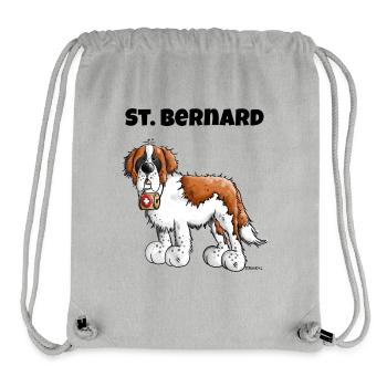 Saint Bernard - Stanley/Stella Recycled Gym Bag - heather grey - Front