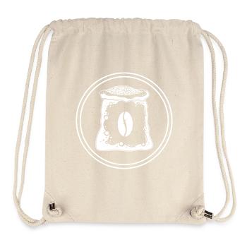 Kaffeemaschine Symbol - Stanley/Stella recycelter Gym Bag - Naturweiß - Vorne