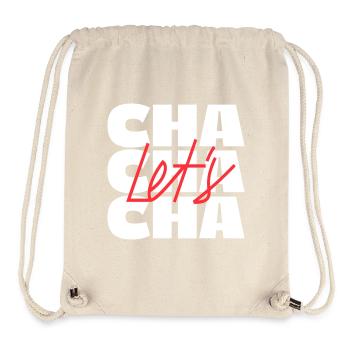 Let's CHA CHA CHA - Stanley/Stella recycelter Gym Bag - Naturweiß - Vorne