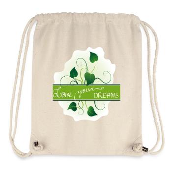 Love your Dreams - Stanley/Stella Recycled Gym Bag - natural - Front