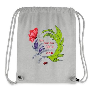 I'm here for you Friendship - Stanley/Stella Recycled Gym Bag - heather grey - Front
