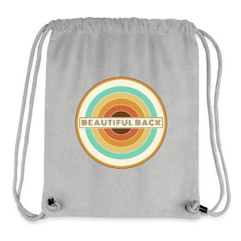Beautiful Back 70s - Stanley/Stella Recycled Gym Bag - heather grey - Front