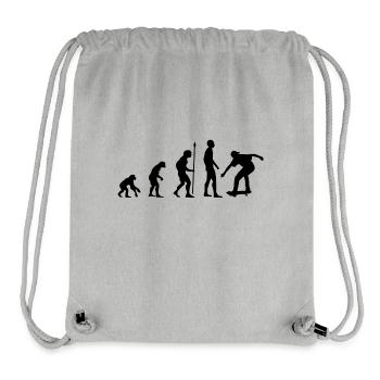 Skater Evolution - Stanley/Stella recycelter Gym Bag - Grau meliert - Vorne