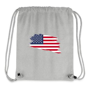 The United States of America - Stanley/Stella Recycled Gym Bag - heather grey - Front