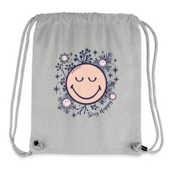 Wintertime_Smiley - Stanley/Stella Recycled Gym Bag - heather grey - Front