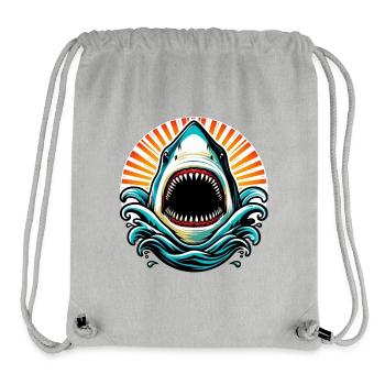Hai - Stanley/Stella recycelter Gym Bag - Grau meliert - Vorne