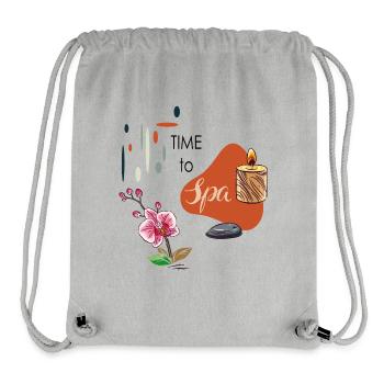 Time to Spa - Stanley/Stella Recycled Gym Bag - heather grey - Front