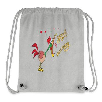 good morning - Stanley/Stella recycelter Gym Bag - Grau meliert - Vorne