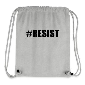Resist - Sac à cordon recyclé Stanley/Stella - gris chiné - Devant