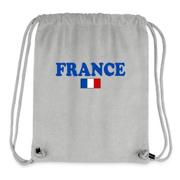 FRANCE FRENCH FLAG - Stanley/Stella Recycled Gym Bag - heather grey - Front