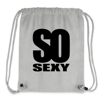 so sexy - Stanley/Stella recycelter Gym Bag - Grau meliert - Vorne