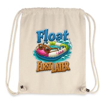 Float First, Later - Stanley/Stella Recycled Gym Bag - natural - Front