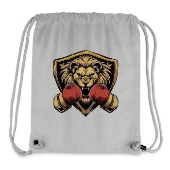 Löwe Boxer MMA Logo - Stanley/Stella recycelter Gym Bag - Grau meliert - Vorne