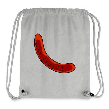 Wurst oder Bratwurst - Stanley/Stella recycelter Gym Bag - Grau meliert - Vorne