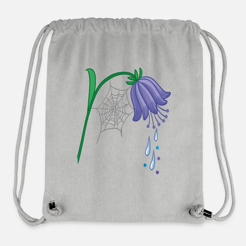 Campanule - Sac à cordon recyclé Stanley/Stella - gris chiné