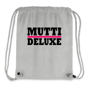Mutti deluxe - Stanley/Stella recycelter Gym Bag - Grau meliert - Vorne