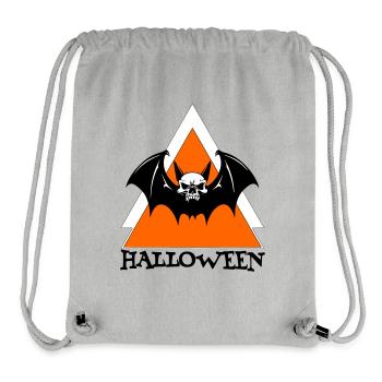 Halloween - Sac à cordon recyclé Stanley/Stella - gris chiné - Devant