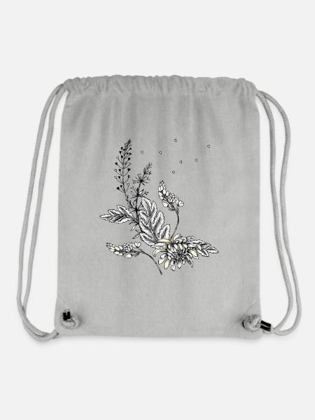 Kräuter Garten - Stanley/Stella recycelter Gym Bag - Grau meliert