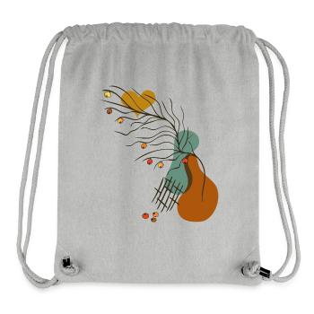 Ornament Autumn - Stanley/Stella Recycled Gym Bag - heather grey - Front