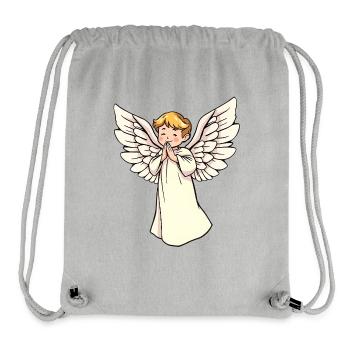 Ange - Sac à cordon recyclé Stanley/Stella - gris chiné - Devant