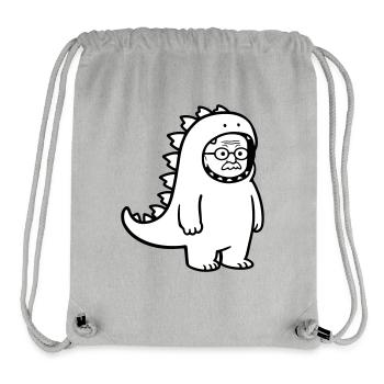 Carnival grouch grandpa - Stanley/Stella Recycled Gym Bag - heather grey - Front