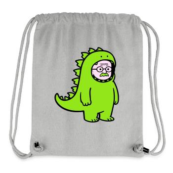 Carnival Muffle Grandpa in Dragon Costume - Stanley/Stella Recycled Gym Bag - heather grey - Front