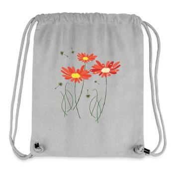 Margeriten - Stanley/Stella recycelter Gym Bag - Grau meliert - Vorne