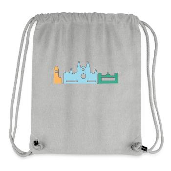 Majorca Holidays - Stanley/Stella Recycled Gym Bag - heather grey - Front