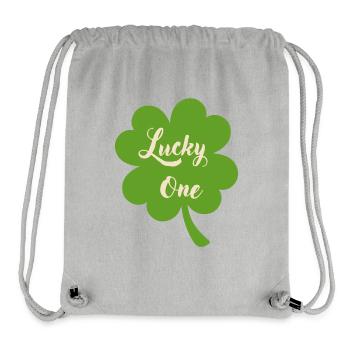Lucky One - Stanley/Stella Recycled Gym Bag - heather grey - Front