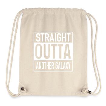 Tout droit sorti d’une autre galaxie - Sac à cordon recyclé Stanley/Stella - blanc naturel - Devant
