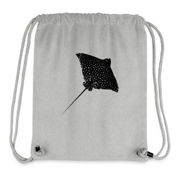 Adler Rochen - Stanley/Stella recycelter Gym Bag - Grau meliert - Vorne