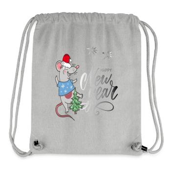 happy new year - Stanley/Stella recycelter Gym Bag - Grau meliert - Vorne