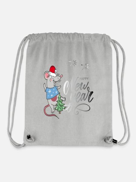 happy new year - Stanley/Stella recycelter Gym Bag - Grau meliert
