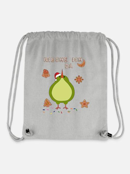 Pfefferkuchen Advent - Stanley/Stella recycelter Gym Bag - Grau meliert