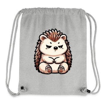 Hedgehog Hedgehog Lover Hedgehog Owner Hedgehog Keeper Stinger - Stanley/Stella Recycled Gym Bag - heather grey - Front