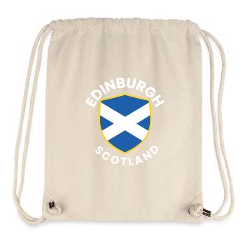 Edinburgh Shield Schottland - Stanley/Stella recycelter Gym Bag - Naturweiß - Vorne