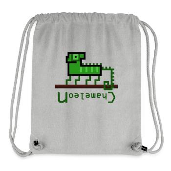 Chameleonlogo - Stanley/Stella Recycled Gym Bag - heather grey - Front