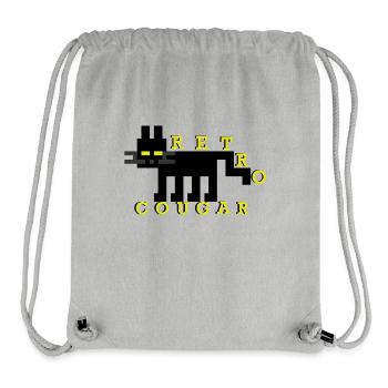 Retrocougar - Stanley/Stella Recycled Gym Bag - heather grey - Front