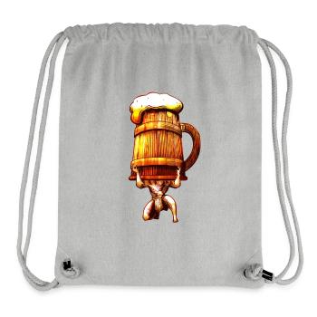Beer Titan Atlas - Stanley/Stella Recycled Gym Bag - heather grey - Front